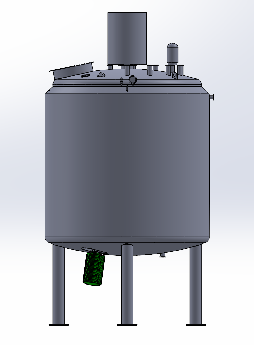 Ribbon Blender Mixer Alternate View